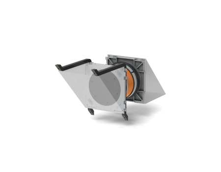 BKD150 twee-zijdige behuizing onder een hoek van 45° BKD 150-2Z-S45 (es)